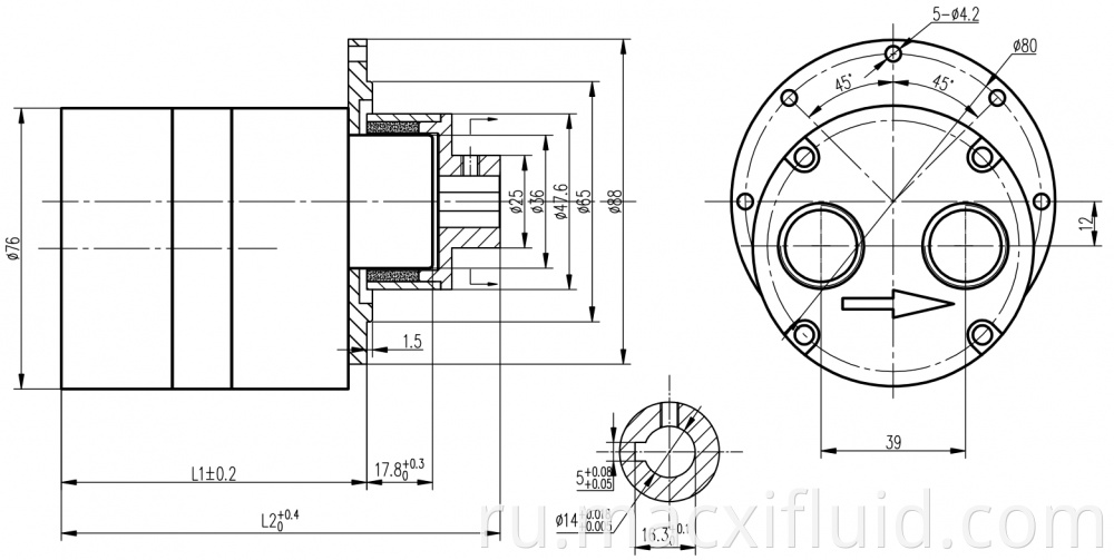 P88 Micro Gear Pump Head